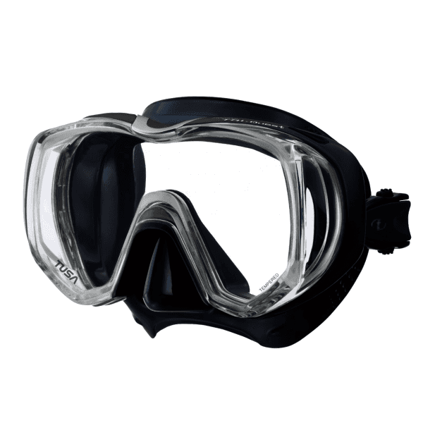 Maska nurkowa TUSA Freedom Tri-Quest M-3001 panoramiczna z szerokim polem widzenia i technologią Freedom, idealna do nurkowania rekreacyjnego  - maskinurkowe.pl