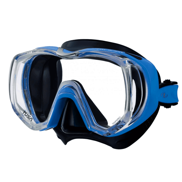 Maska nurkowa TUSA Freedom Tri-Quest M-3001 panoramiczna z szerokim polem widzenia i technologią Freedom, idealna do nurkowania rekreacyjnego  - maskinurkowe.pl